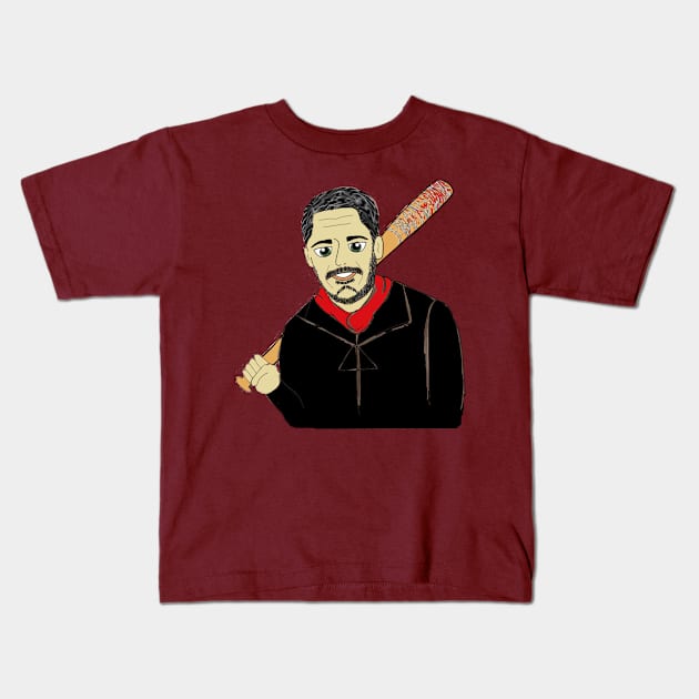 negan Kids T-Shirt by tiffytiff